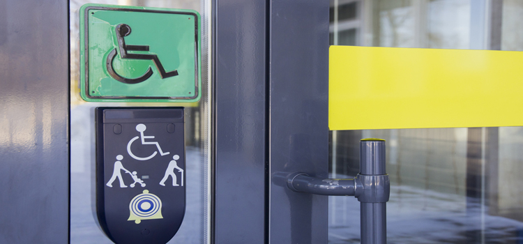 automatic handicap door opener in East Porterville
