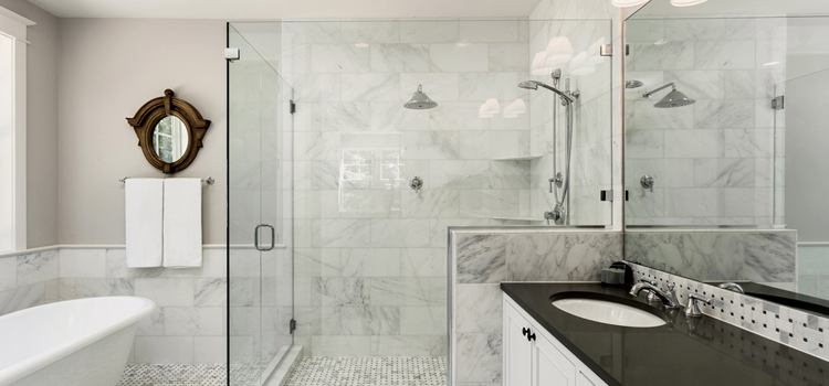 bathroom shower door installation in East Porterville