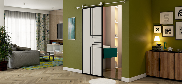 sliding bathroom door installation in East Porterville